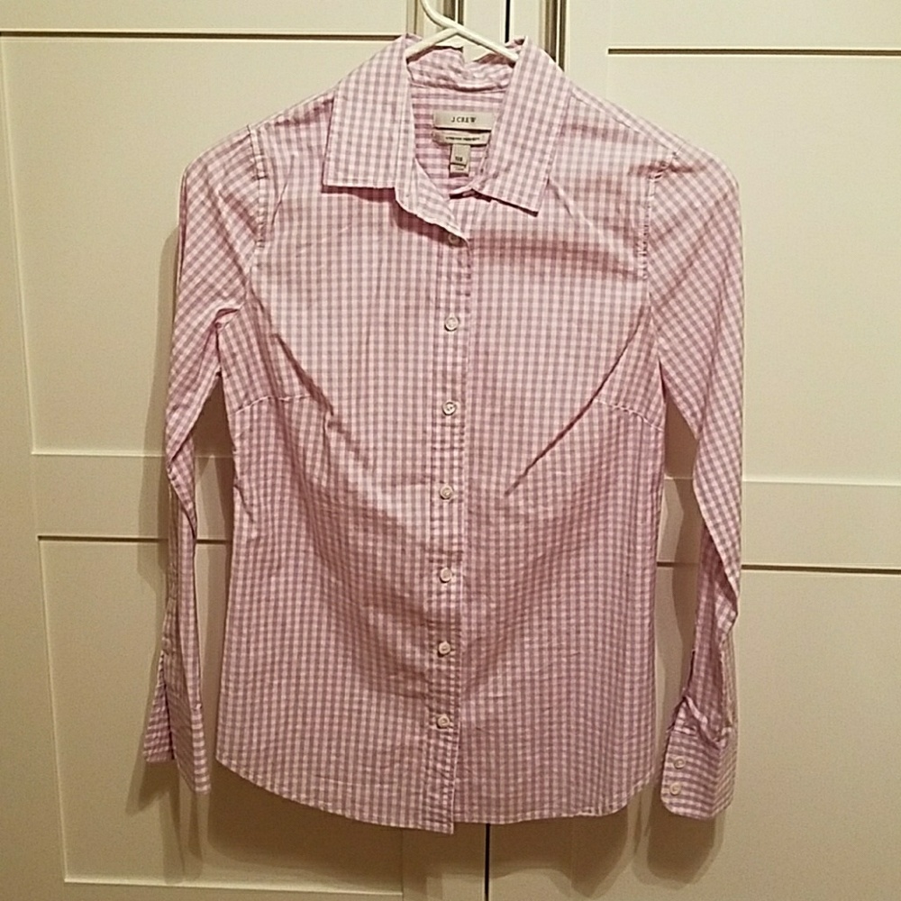 J.Crew Gingham Button down